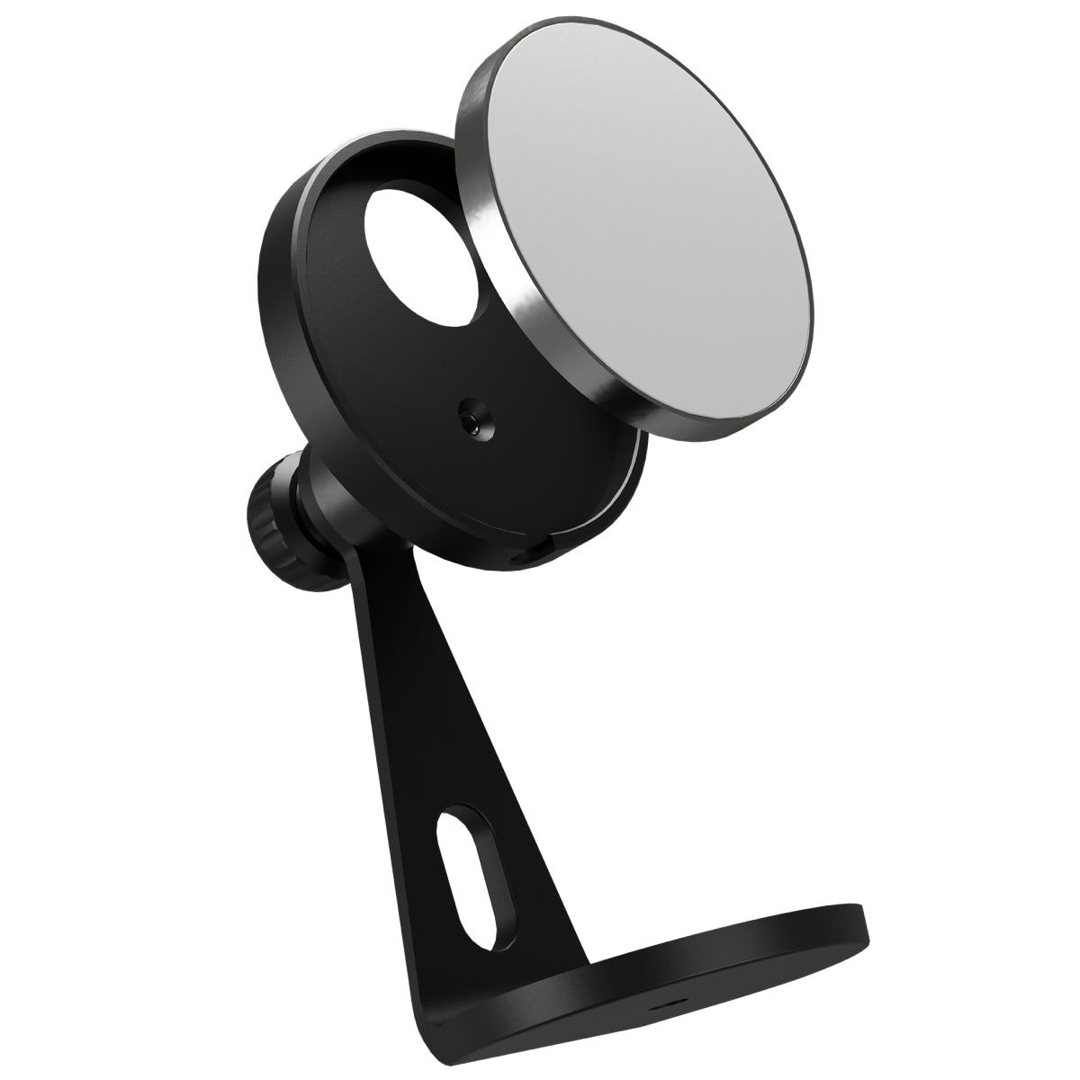 Magnetic smartphone mount with universal design and 360° flexibility.
