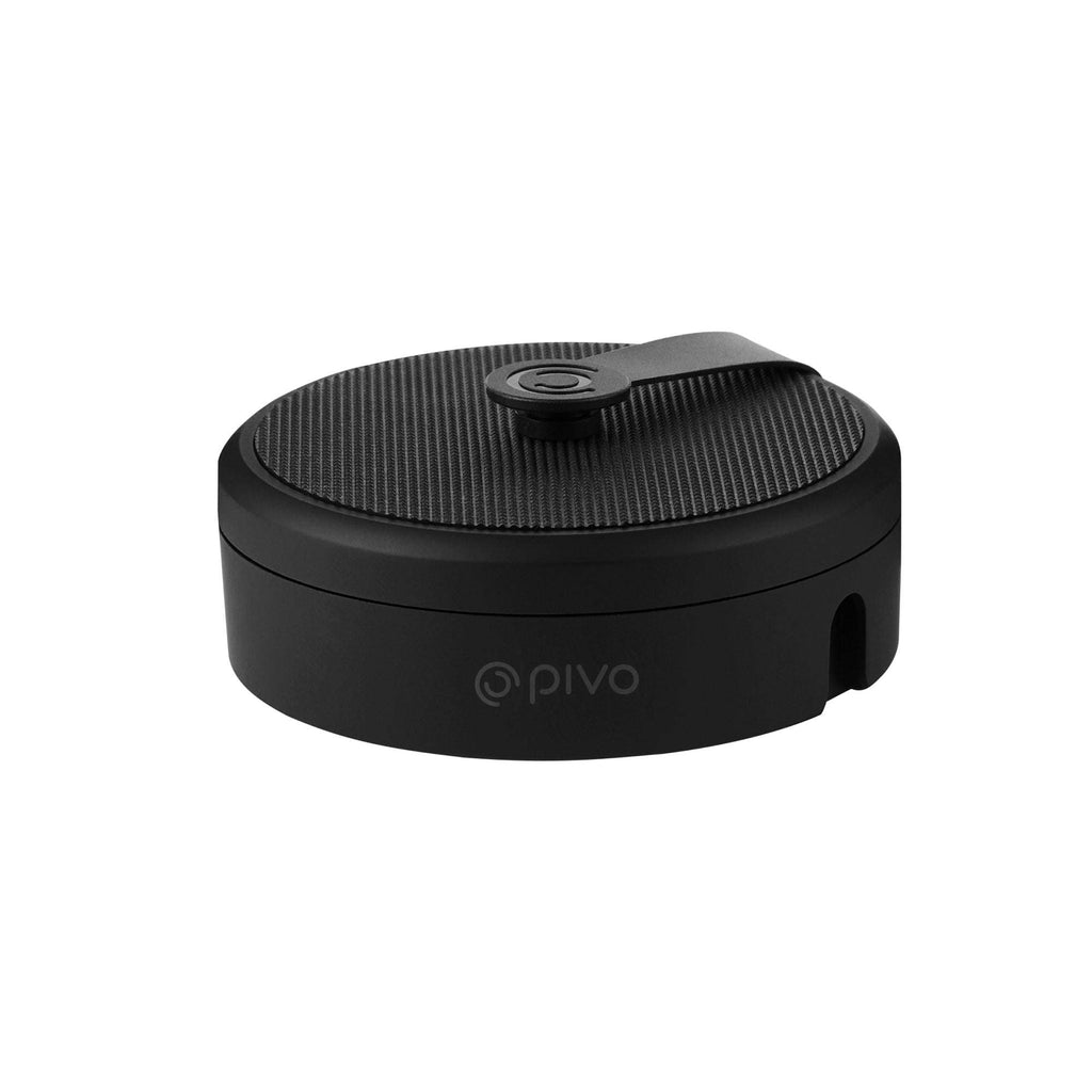 Portable power bank with 9000 mAh battery, dual USB ports, and 2.1A fast charging, perfect for Pivo Pod and tripod setup.