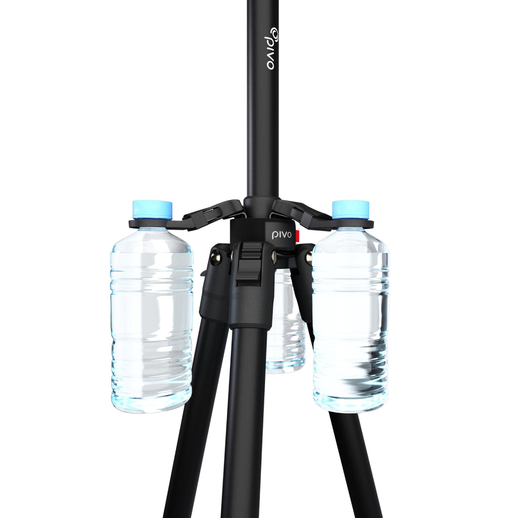 Pivo Tripod Weight enhancing tripod stability for shake-free content creation.